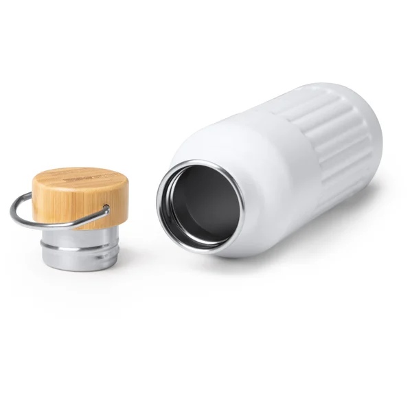 Bidón térmico tapa de bambú 500 ml · Nobuk — otra vista