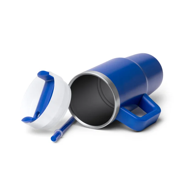 Taza térmica con asa y pajita 400 ml · Gotex — otra vista